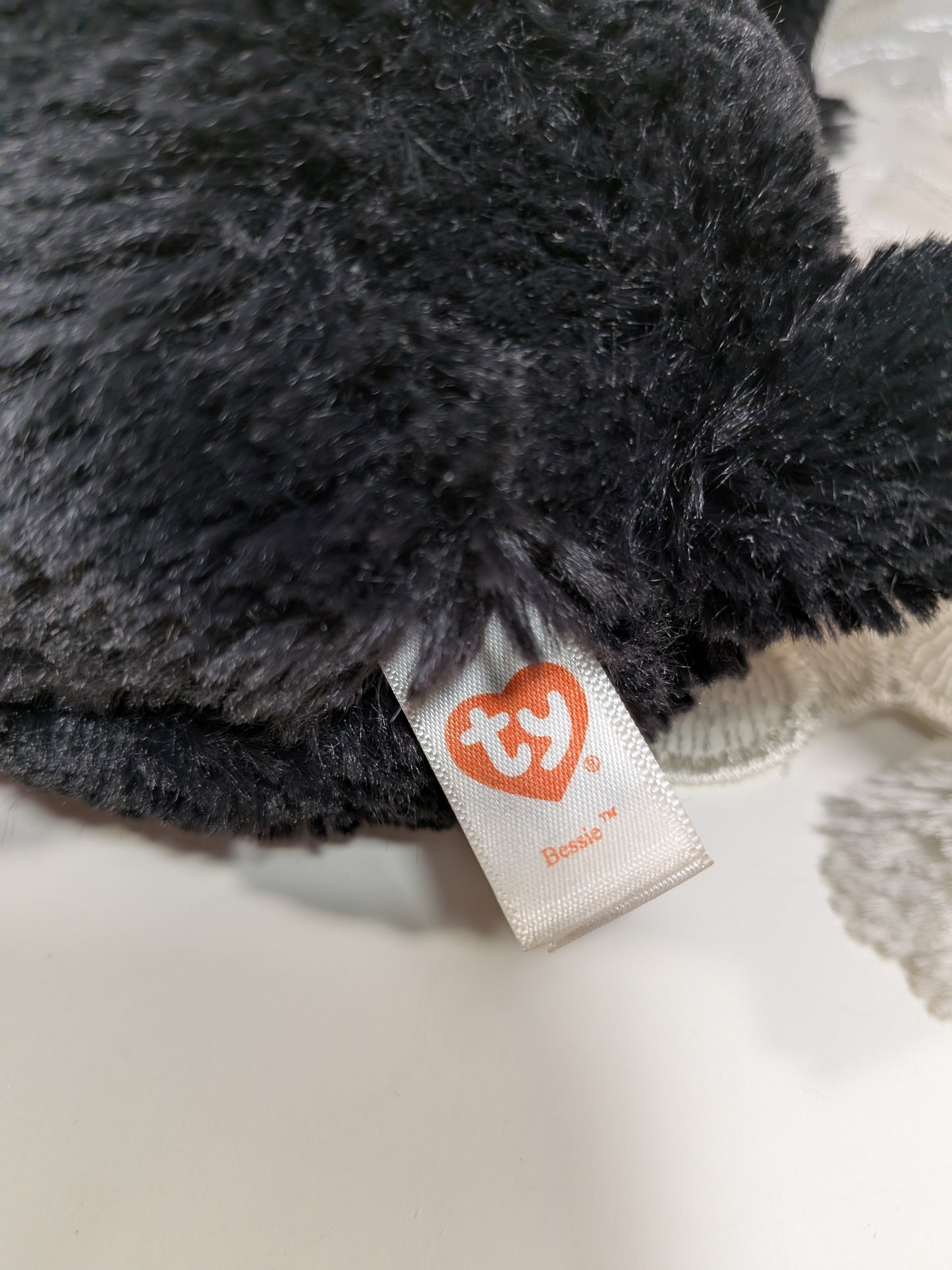 Ty Attic Treasure Collection - Bessie The Black And White Cat (12in) No Tag