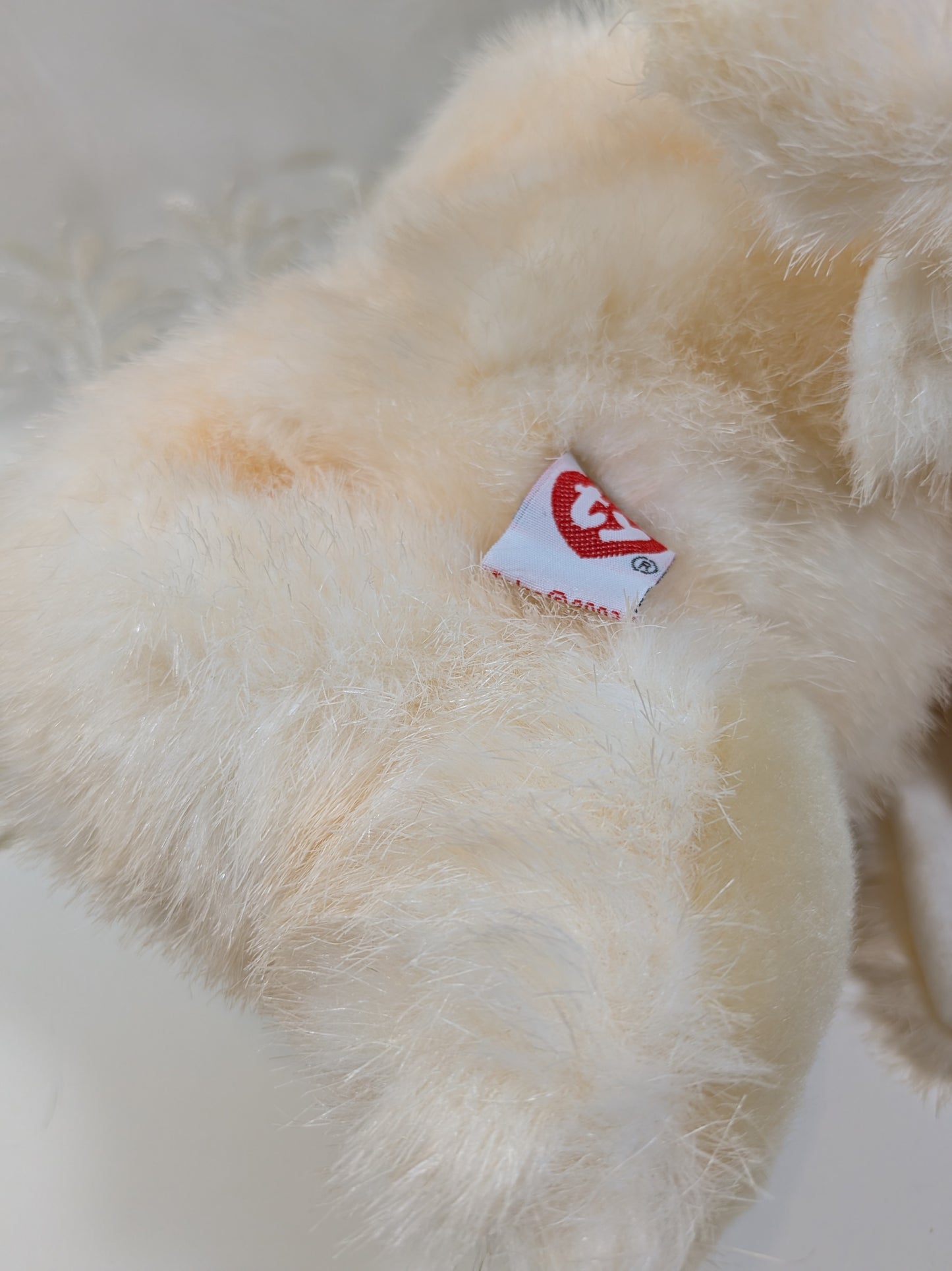 Ty Classic Collection - Saint The Peach Angel Bear (11in)