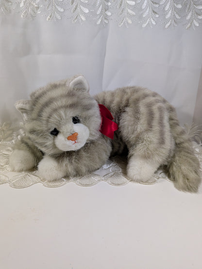 Ty Classic Collection - AL. E KAT The Grey Tabby Cat (16 in) No Tag