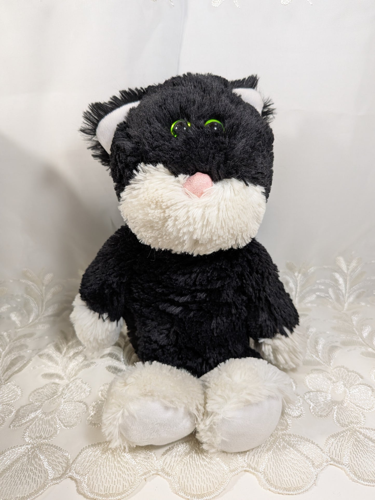 Ty Attic Treasure Collection - Bessie The Black And White Cat (12in) No Tag