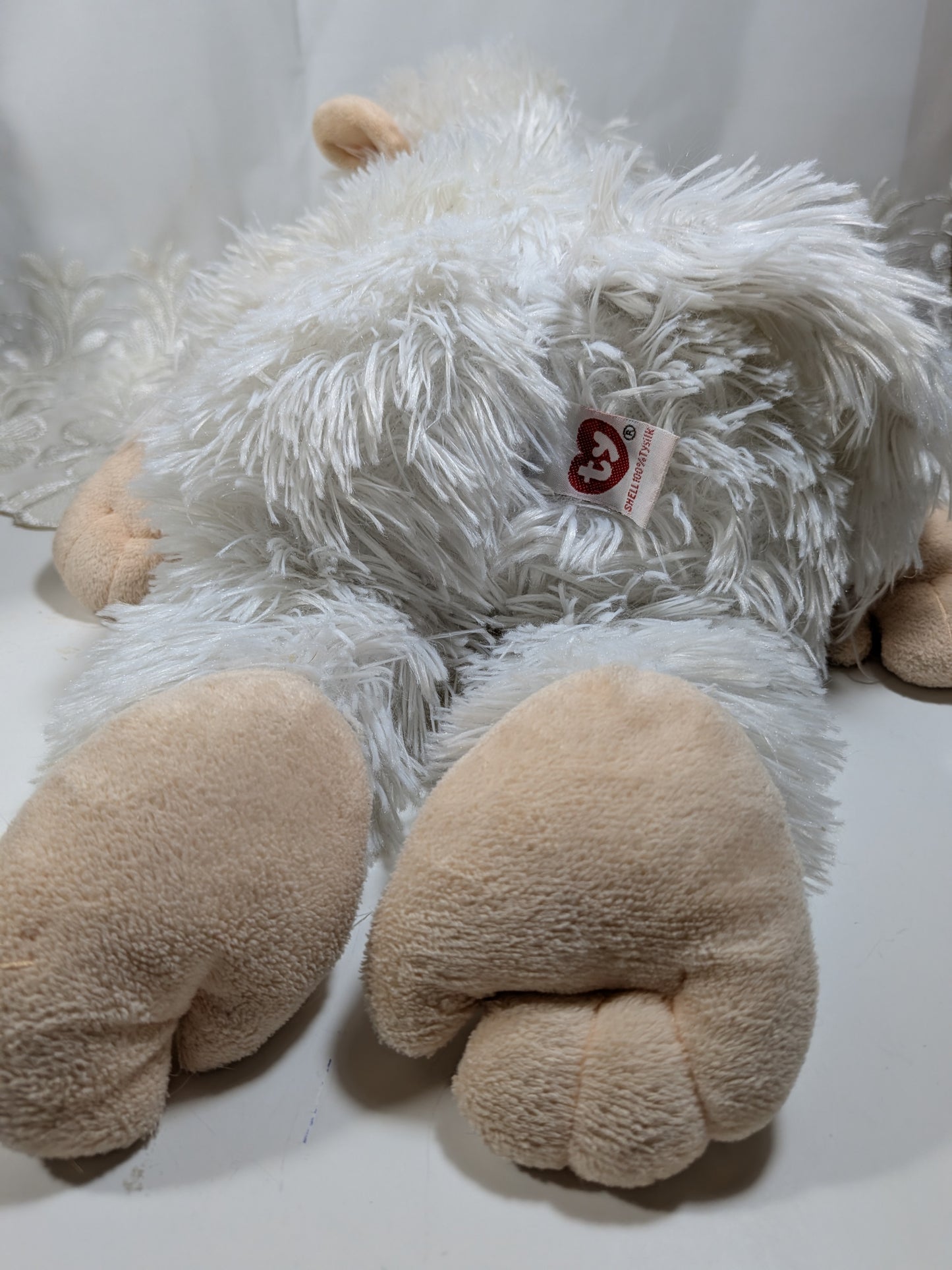 Ty Classic Collection - Ivory the white monkey (13in) No Tag