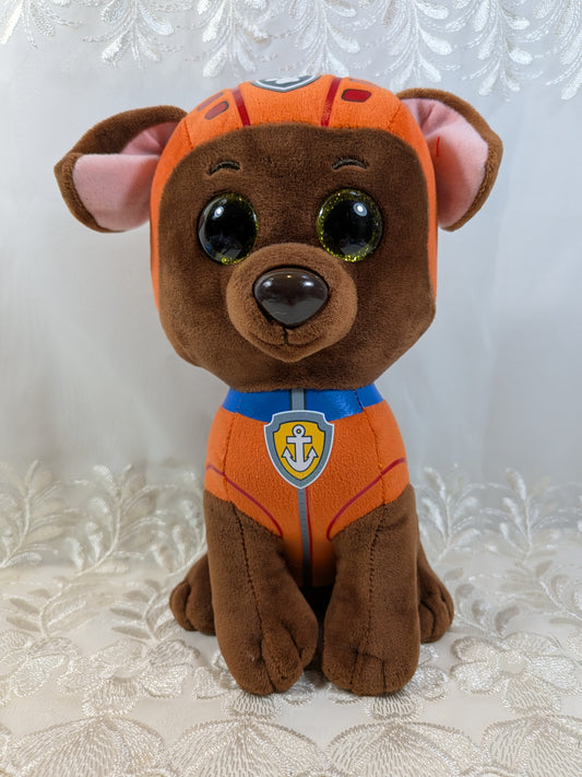 Ty Beanie Boo - Zuma The Brown Dog From Paw Patrol (9in) No Hang Tag