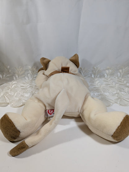 Ty Pillow Pal - Meow The Siamese Cat (13in) No Hang Tag