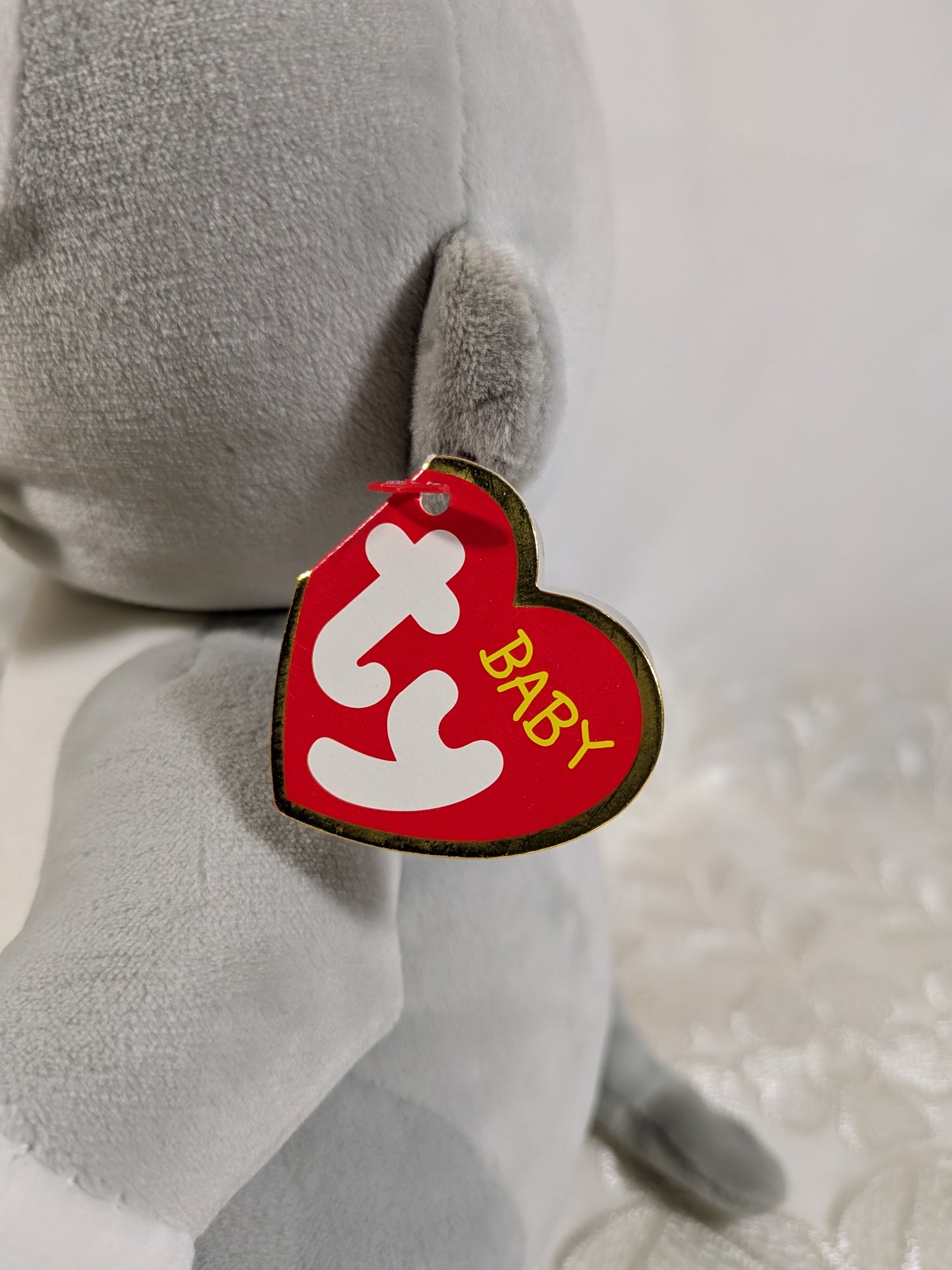 Ty Baby Collection - Pookie The Gray And White Monkey (9in)