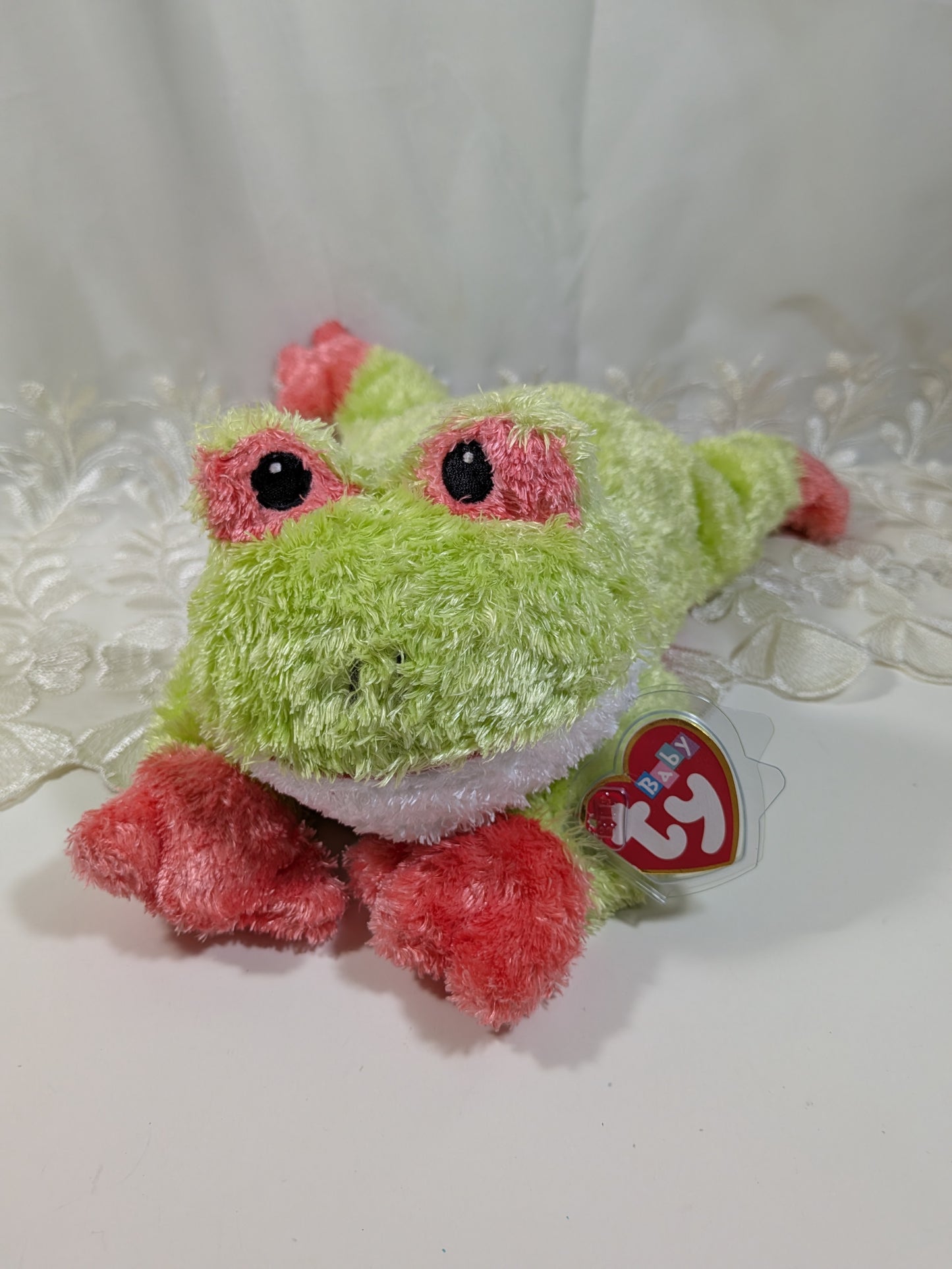 Ty Baby Collection - Snugglefrog The Frog (12 in) *Rare* Non-mint Hang Tag