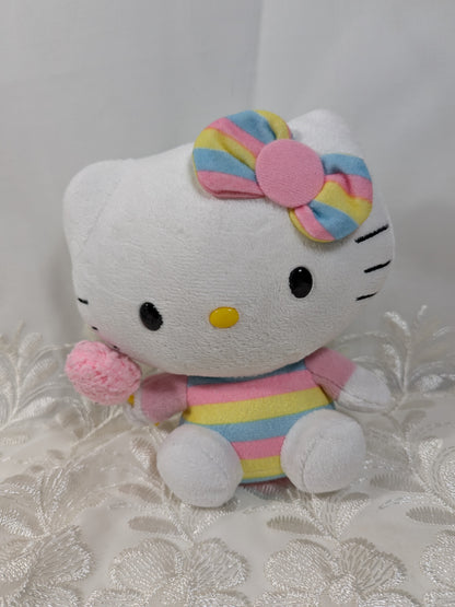 Ty Beanie Baby - Hello Kitty With Cotton Candy (6 in) No Tag