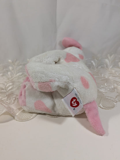 Ty Pluffies - Baby Pup Pink The Dog (9in) *Rare* Pre-Owned condition
