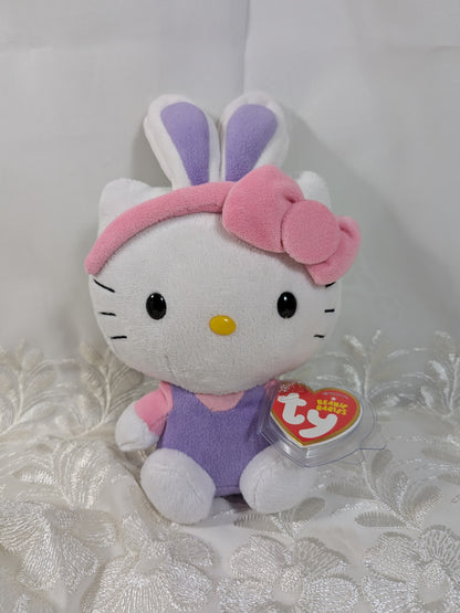 Ty Beanie Baby - Hello Kitty With Purple Easter Bunny Ears (6In)