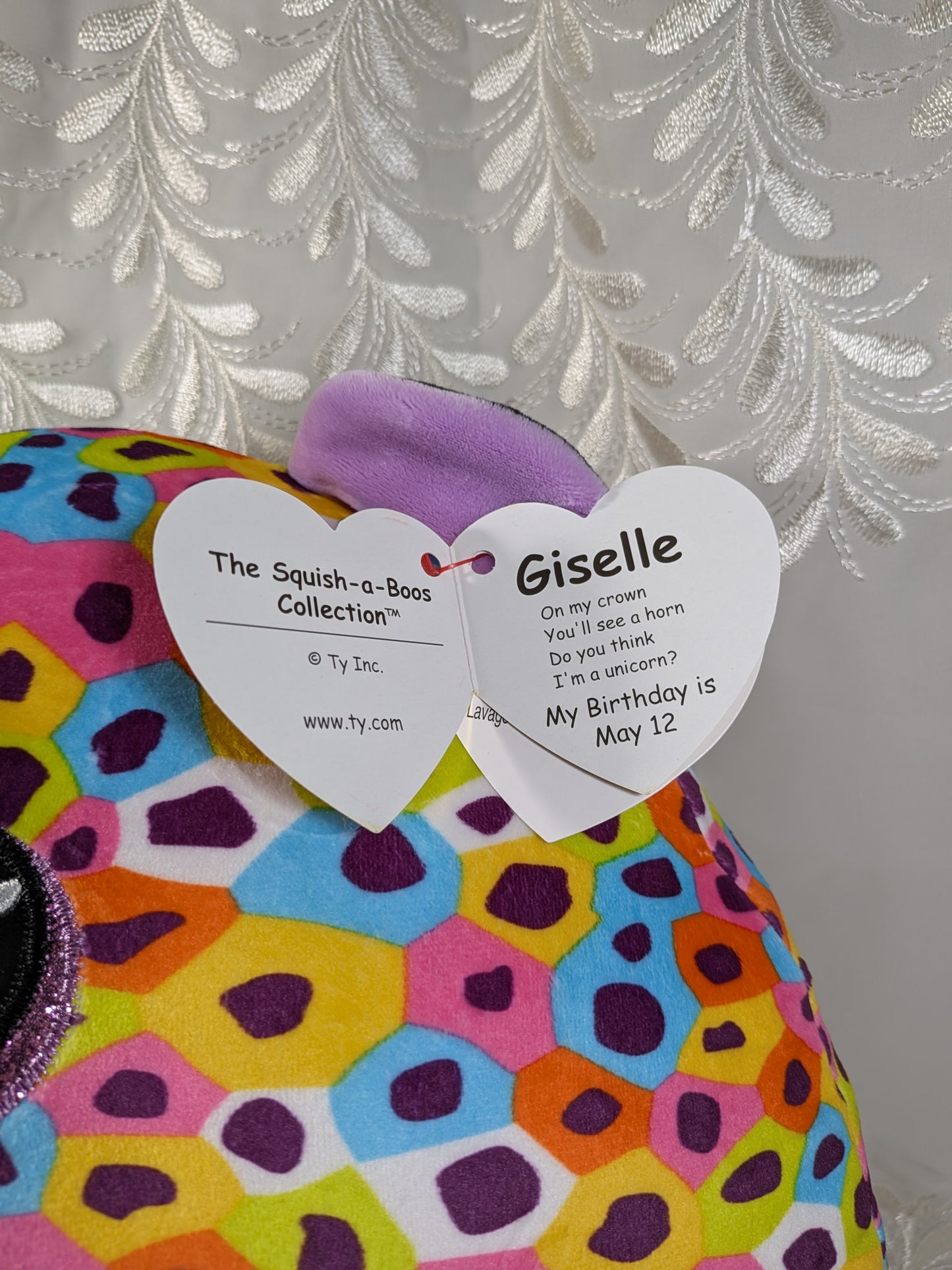 Ty Squish-a-boos - Giselle The Leopard (14in)
