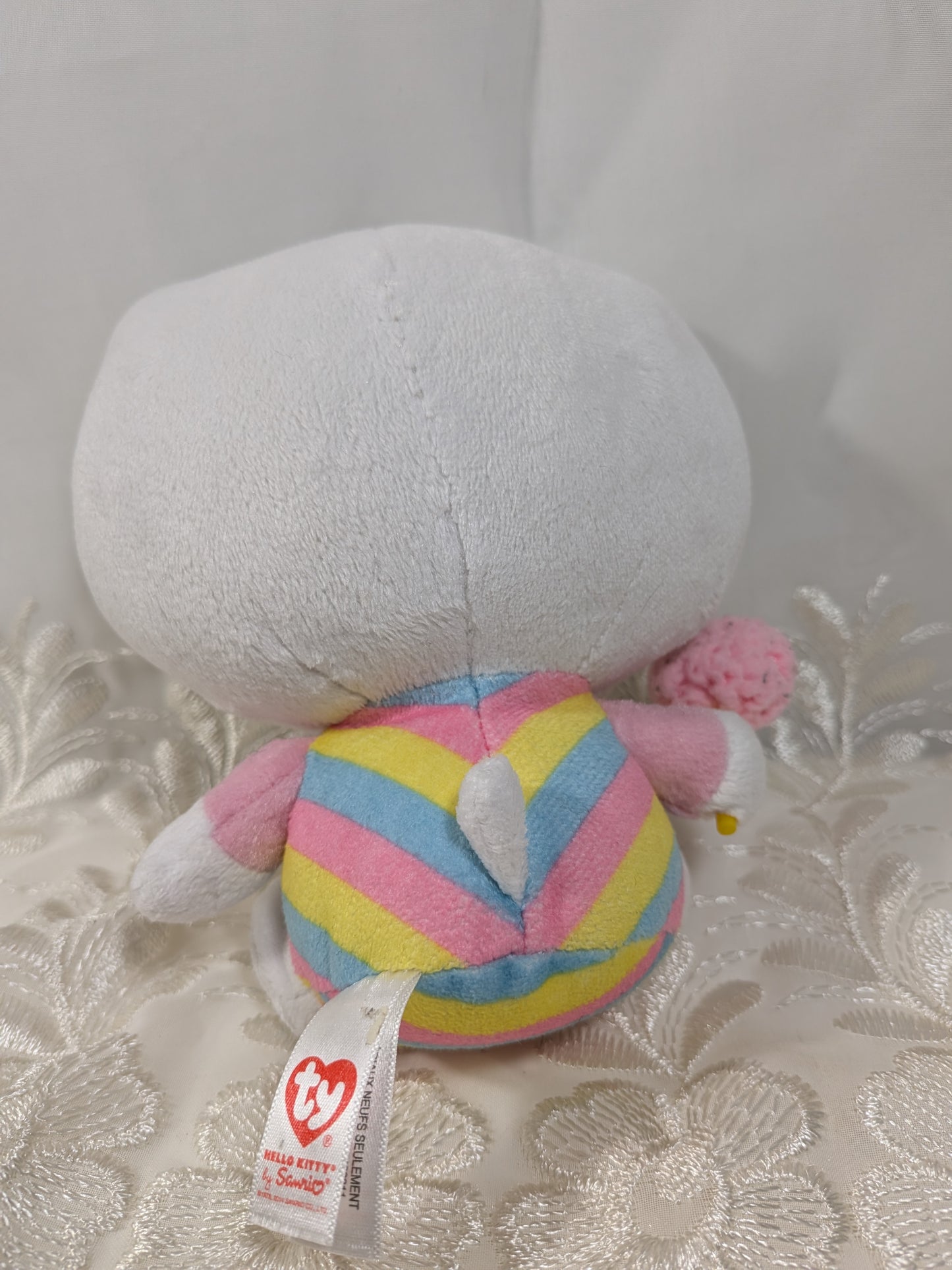 Ty Beanie Baby - Hello Kitty With Cotton Candy (6 in) No Tag