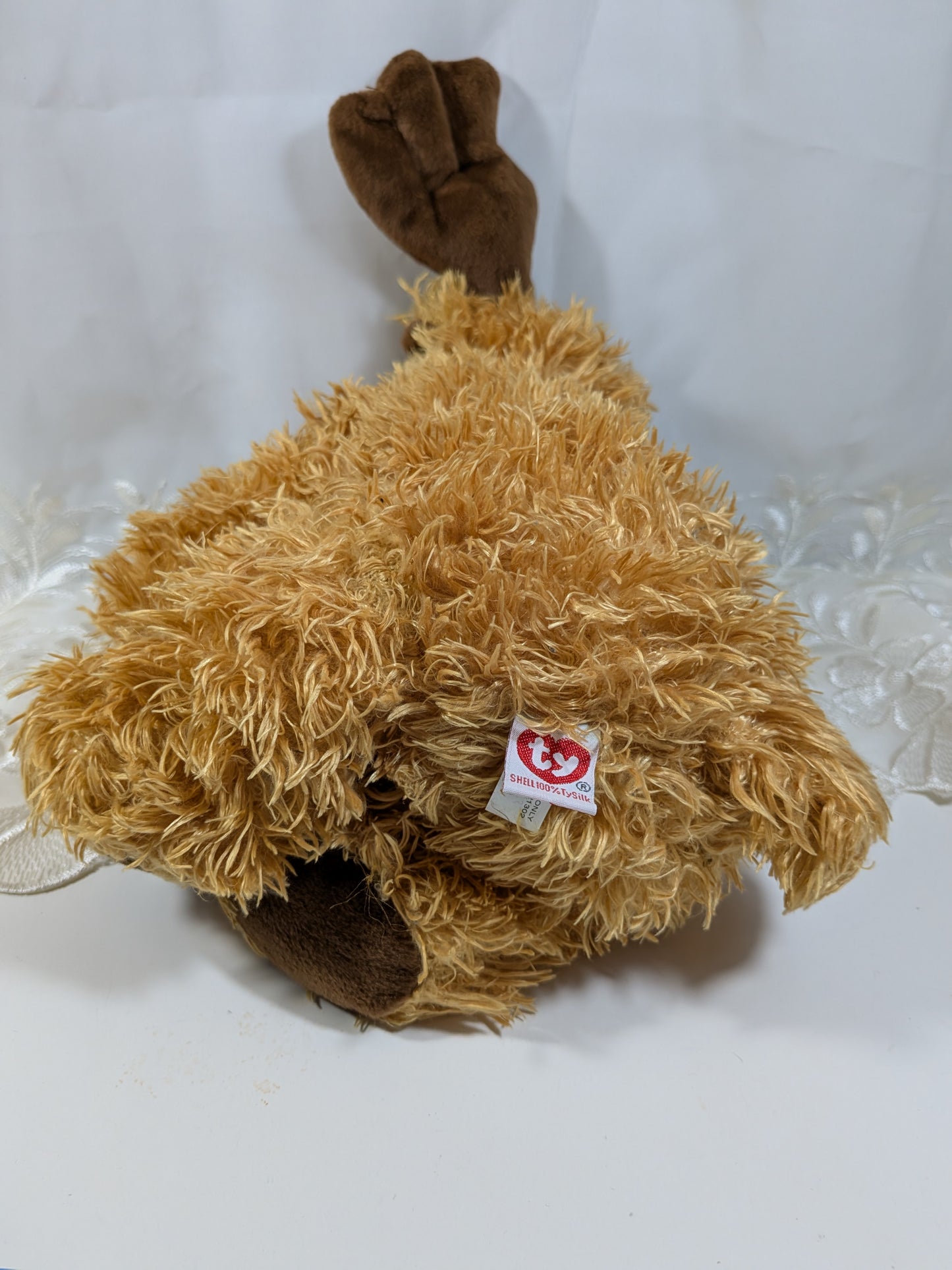 Ty Classic Collection - Melville The Moose With Red Bow Tie (12in) No Tag