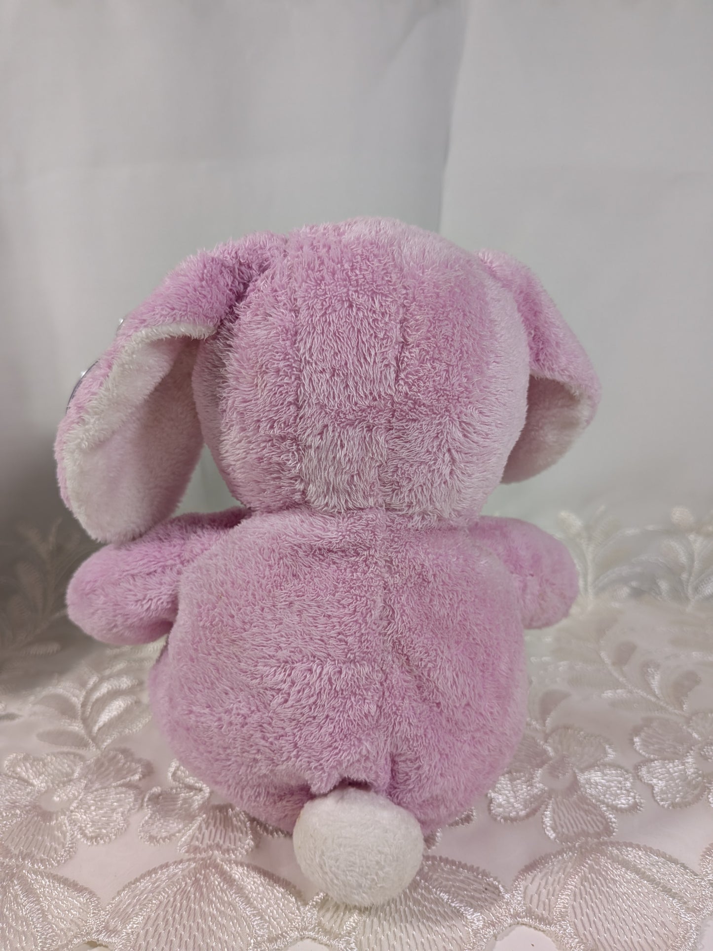 Ty Pluffies Collection - Twitchy The Purple And Blue Bunny Rabbit (10in) Non-mint Tag