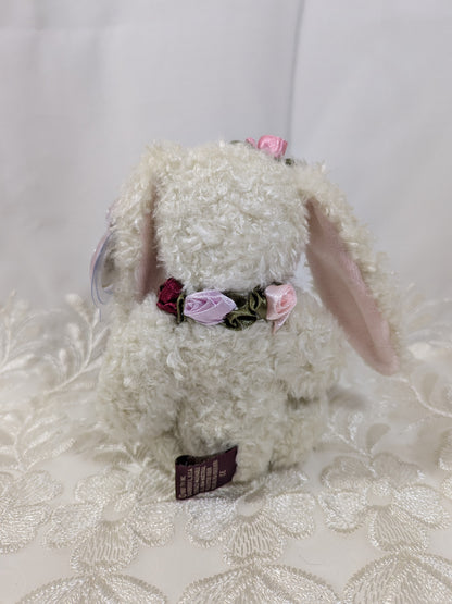 Ty Attic Treasure Collection - Rosalyne The Bunny (8in) Non-mint Hang Tag