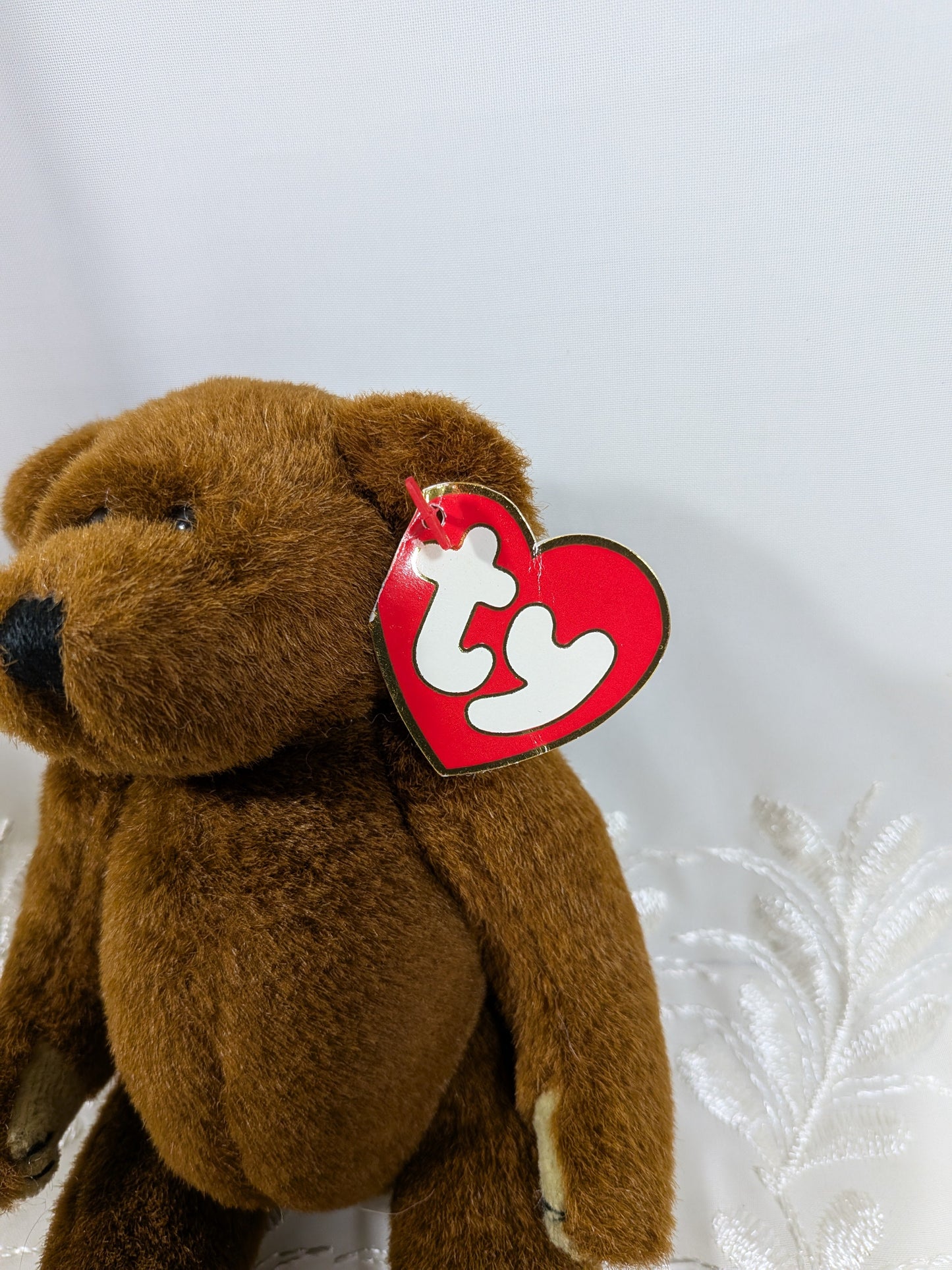 Ty Attic Treasure - Casanova The Brown Bear (8In) Creased Tag - Vintage Beanies Canada