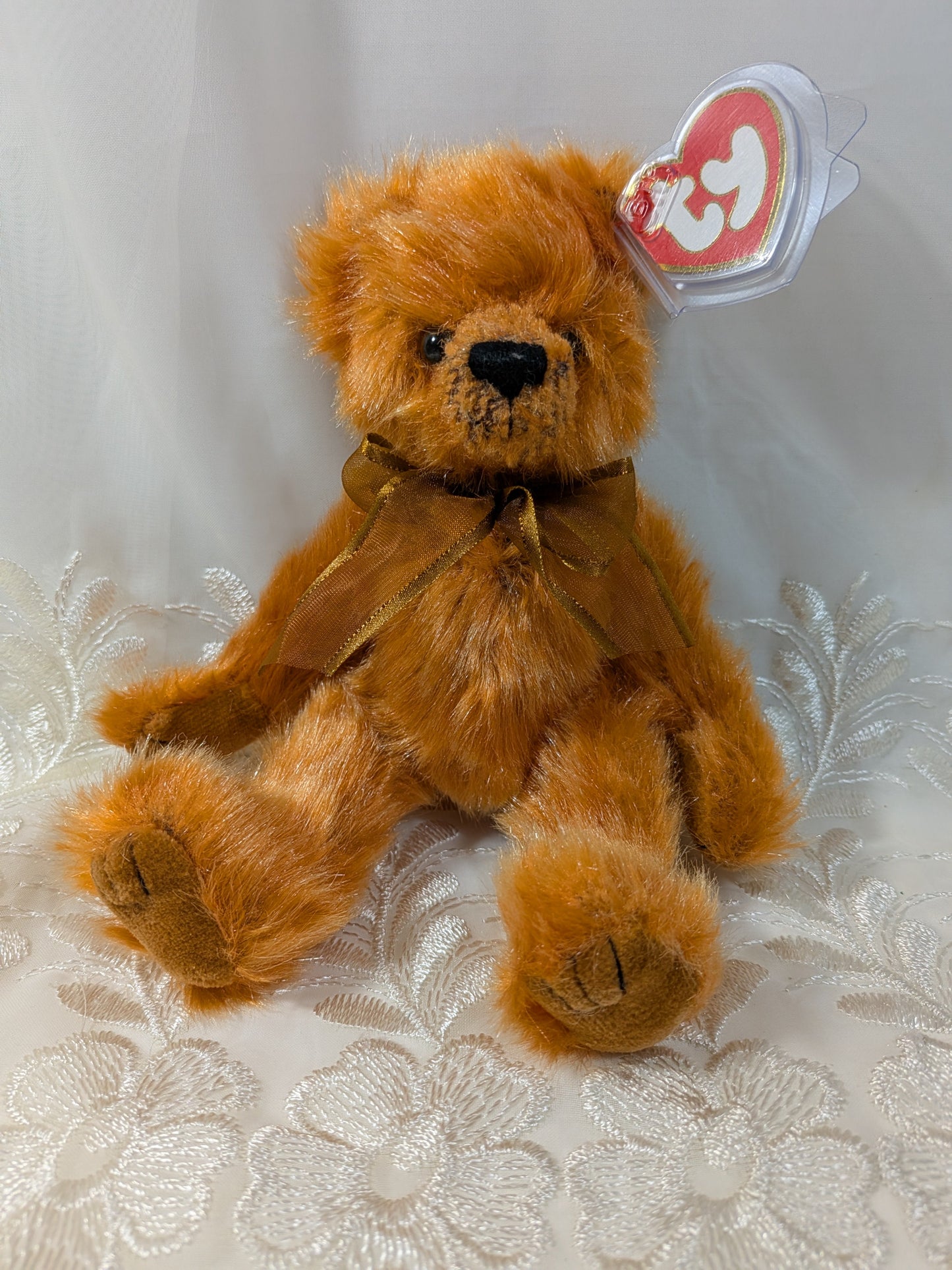 Ty Attic Treasure - Clay The Bear (8in) - Vintage Beanies Canada