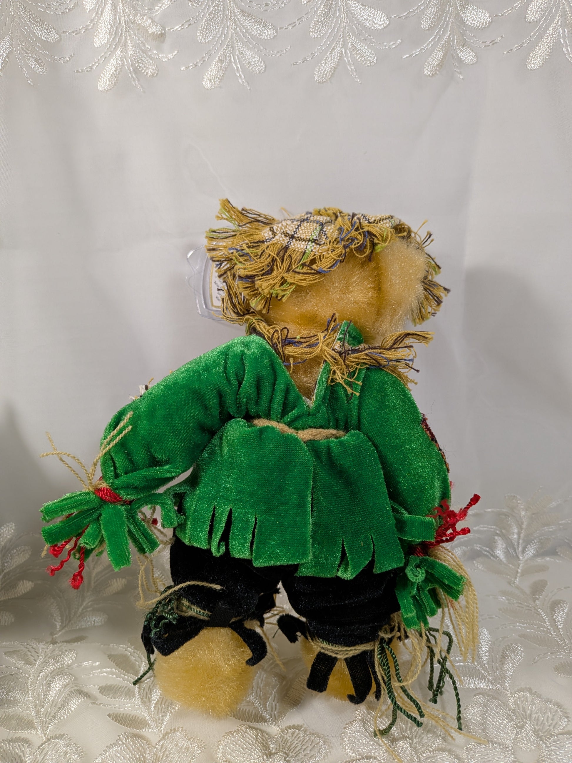 Ty Attic Treasure Collection - Alfalfa The Scarecrow Bear (8in) - Vintage Beanies Canada