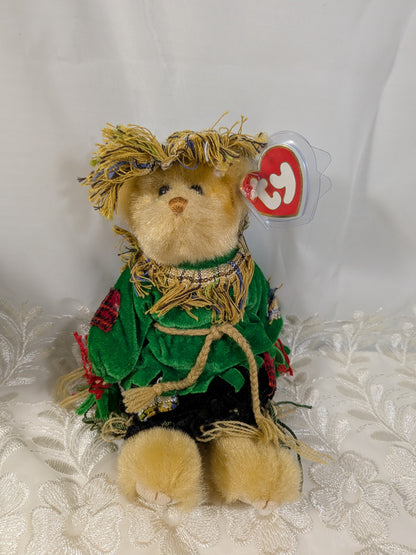 Ty Attic Treasure Collection - Alfalfa The Scarecrow Bear (8in) - Vintage Beanies Canada