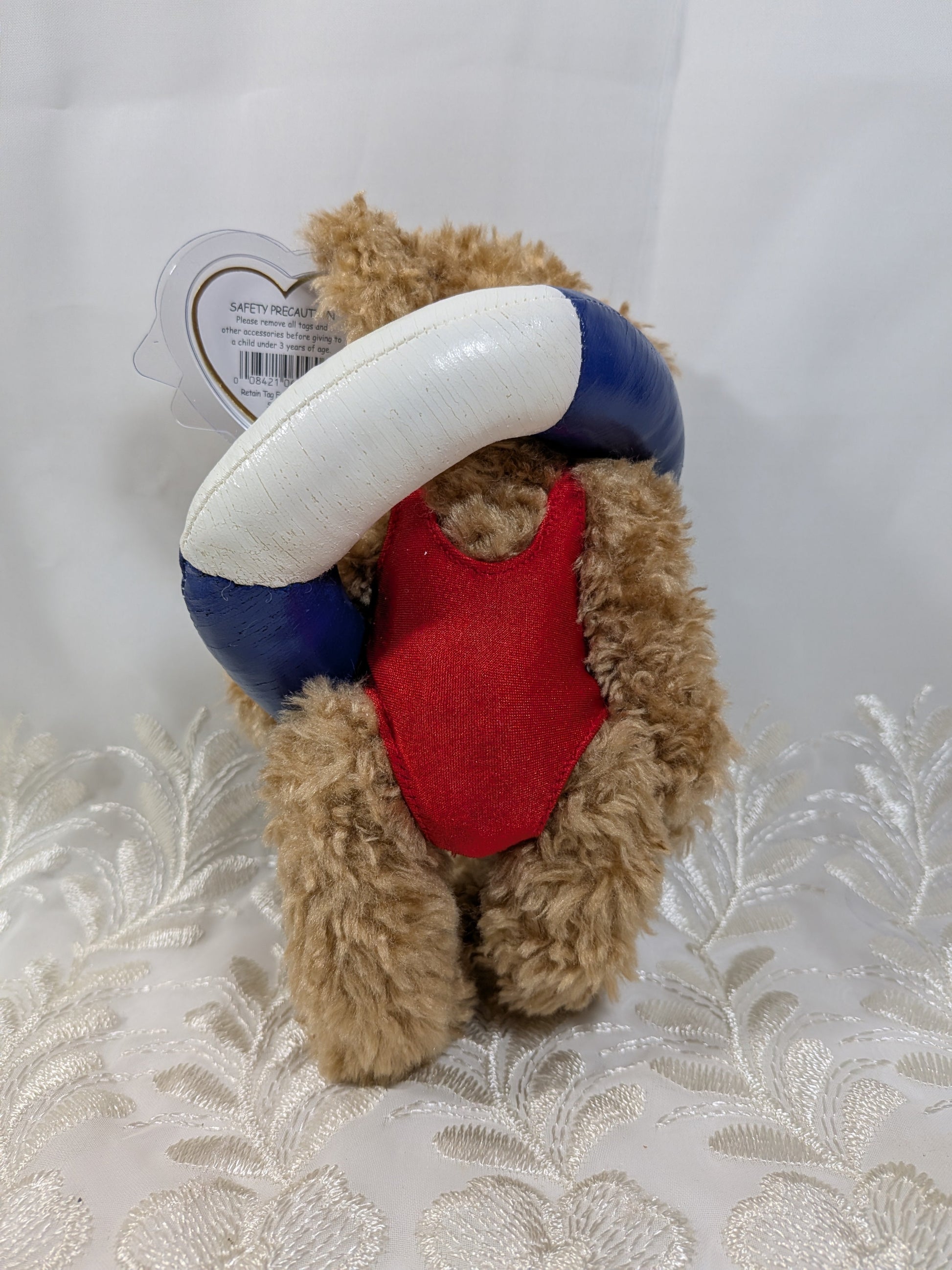 Ty Attic Treasure Collection - Allura The Swimming Bear (8in) - Vintage Beanies Canada