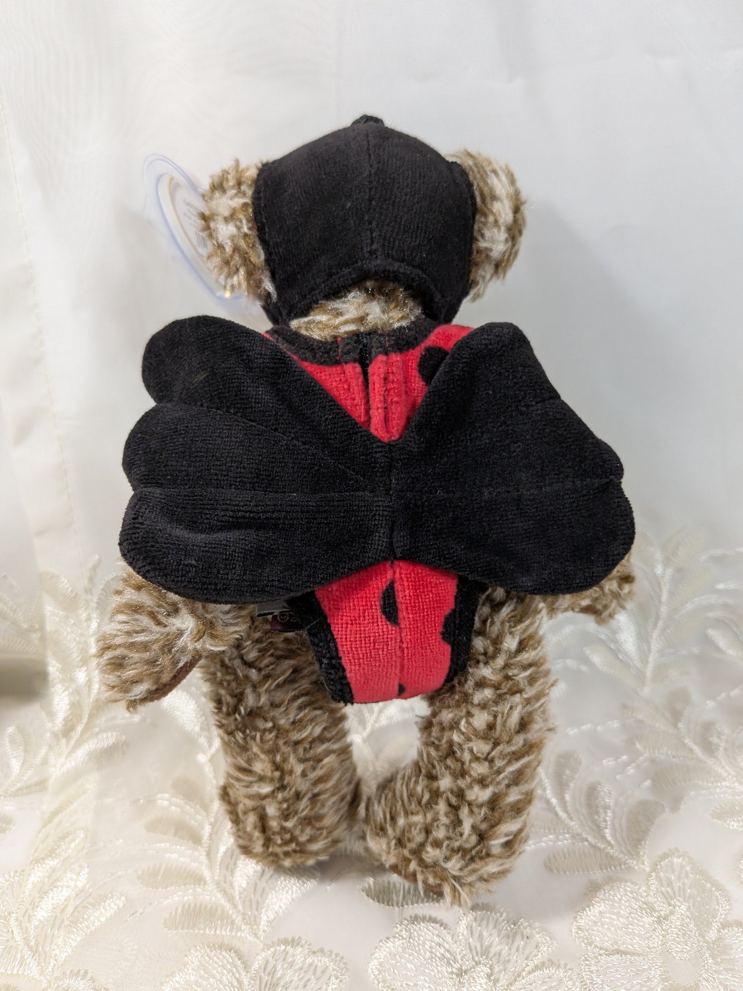 Ty Attic Treasure Collection - Bugsy The Bear Ladybug Outfit (8in) - Vintage Beanies Canada