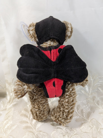 Ty Attic Treasure Collection - Bugsy The Bear Ladybug Outfit (8in) - Vintage Beanies Canada