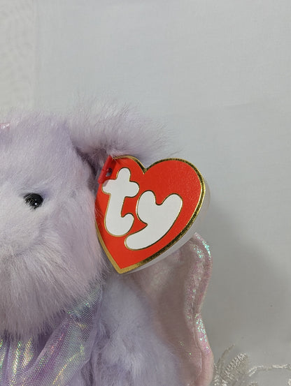 Ty Attic Treasure Collection - Cassia The Purple Angel Bear (8in) - Vintage Beanies Canada