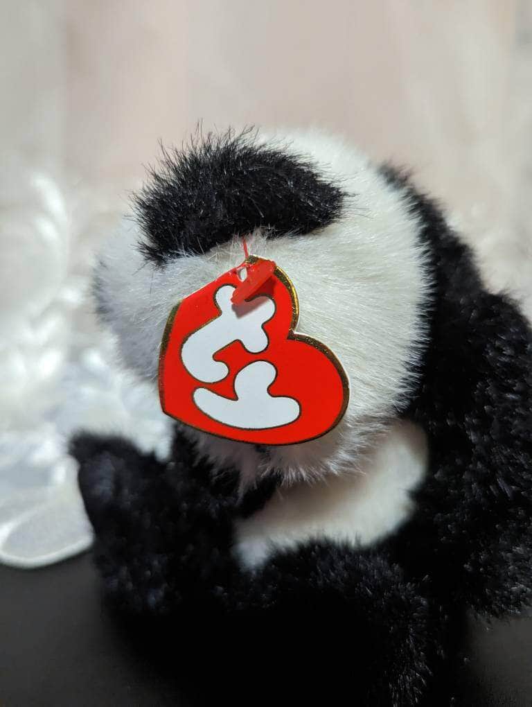 TY Attic Treasure Collection - Checkers The Panda Bear (8in) - Vintage Beanies Canada