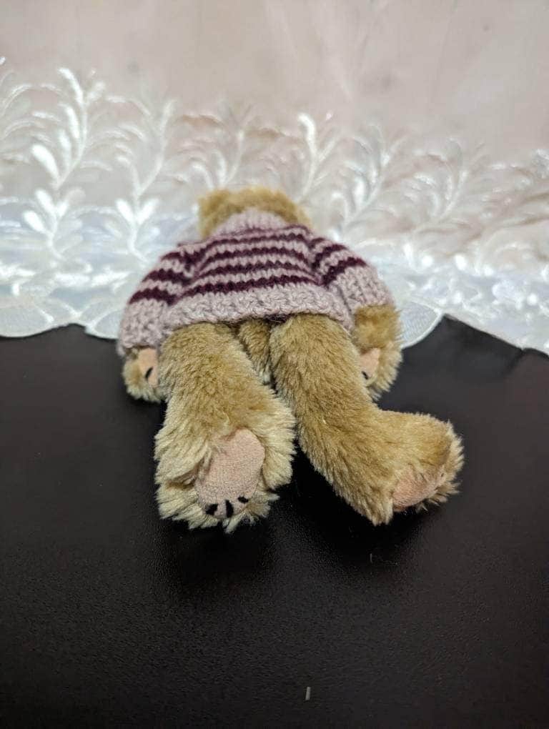 TY Attic Treasure Collection - Chelsea The Bear With Sweater (8.5in) - Vintage Beanies Canada