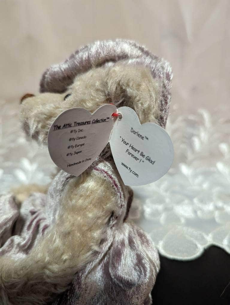 Ty Attic Treasure Collection - Darlene The Bear In Sundress (9in) - Vintage Beanies Canada