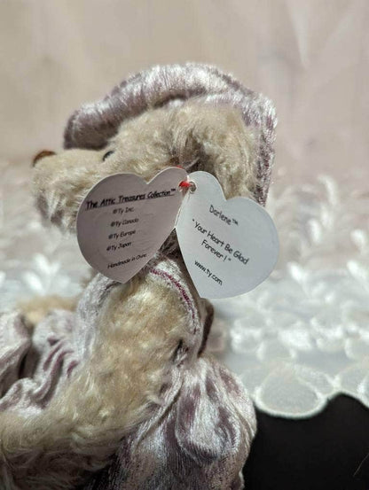 Ty Attic Treasure Collection - Darlene The Bear In Sundress (9in) - Vintage Beanies Canada