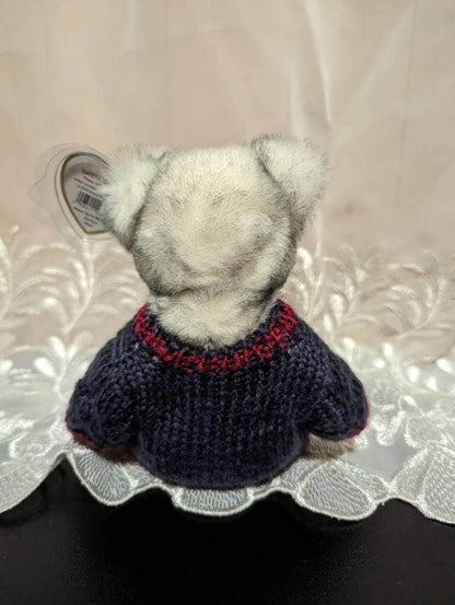 Ty Attic Treasure Collection - Fairbanks The Teddy Bear With Knitted Sweater (9in) - Vintage Beanies Canada