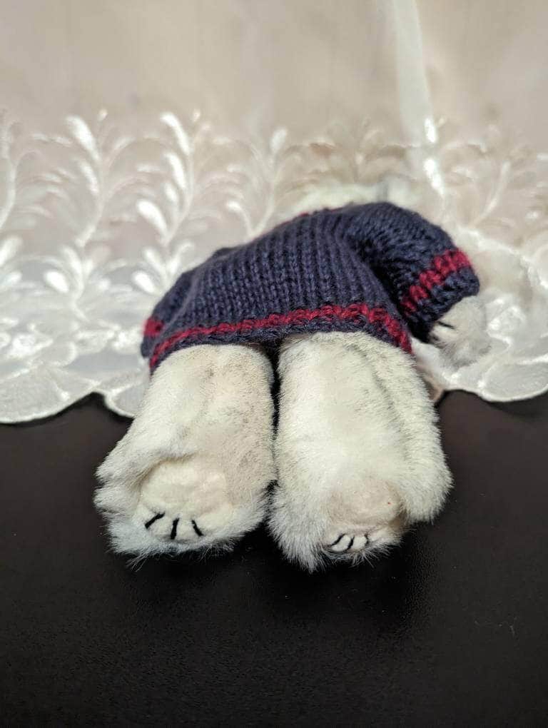 Ty Attic Treasure Collection - Fairbanks The Teddy Bear With Knitted Sweater (9in) - Vintage Beanies Canada