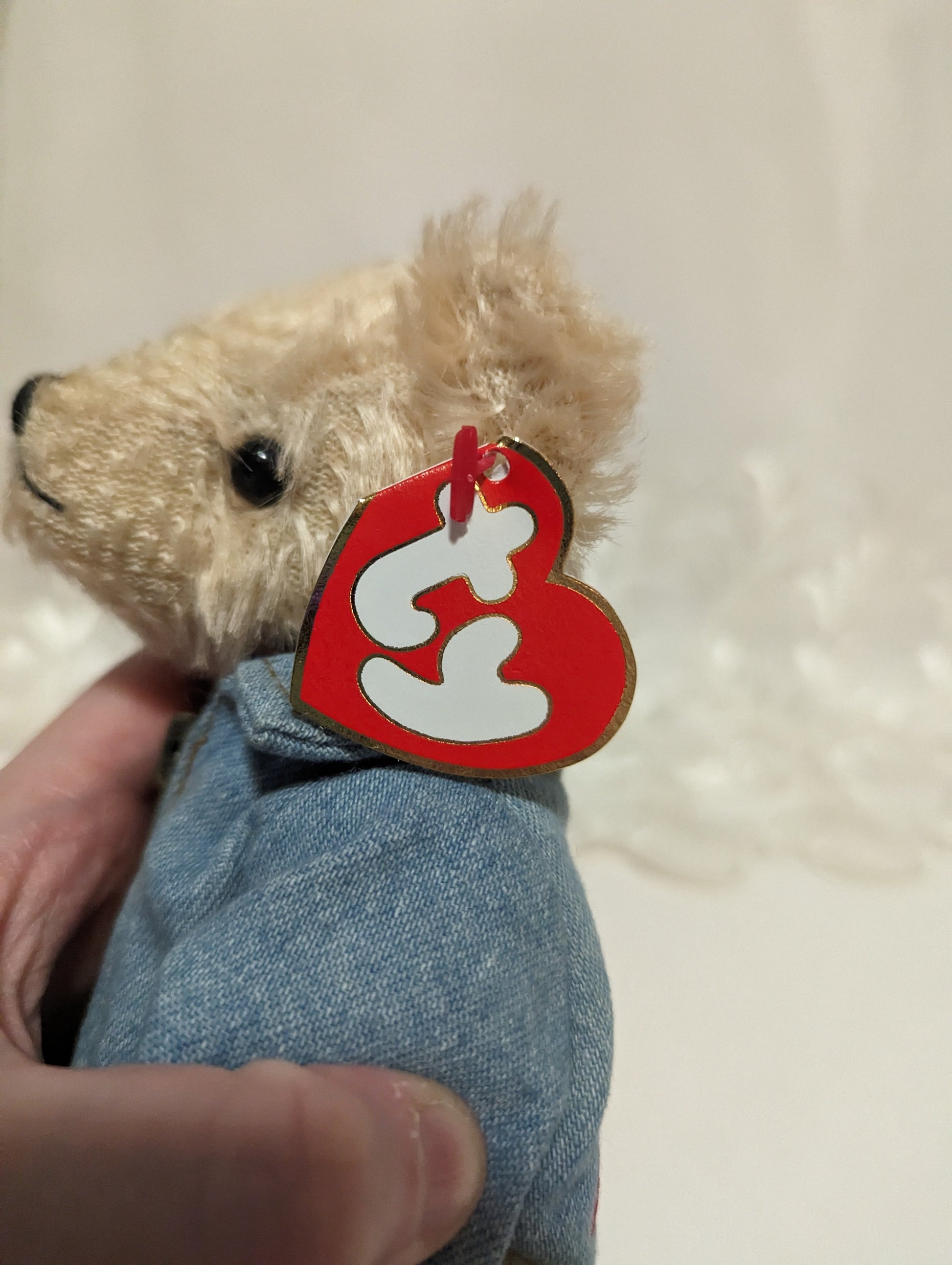 TY Attic Treasure Collection - Logan The Canadian Bear (8in) - Vintage Beanies Canada