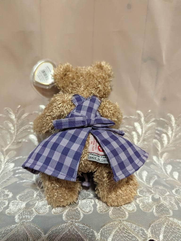 Ty Attic Treasure Collection - Mommy The Mother's Day Bear With Purple Dress "Thanks Mom" (9in) - Vintage Beanies Canada