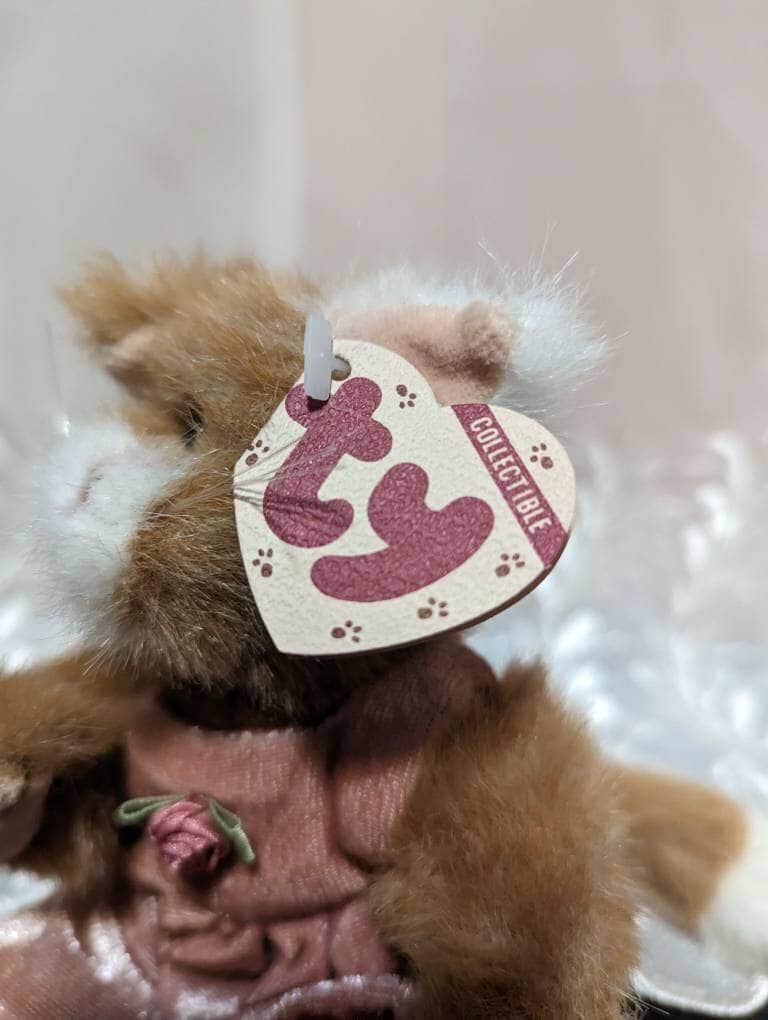 TY Attic Treasure Collection - Pouncer The Orange Cat (8.5in) - Vintage Beanies Canada