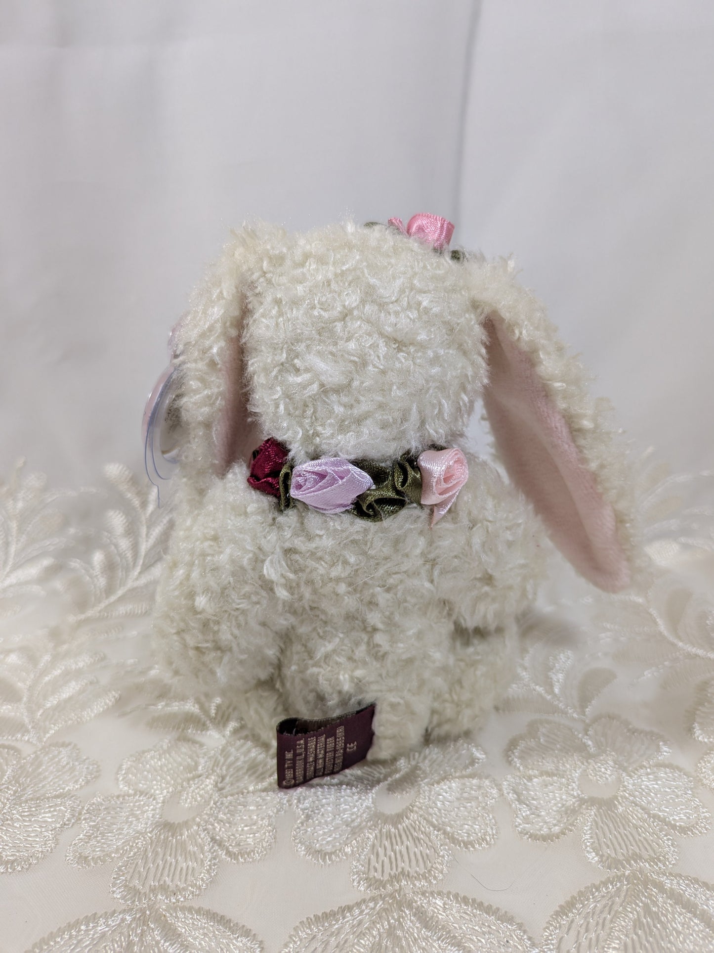 Ty Attic Treasure Collection - Rosalyne The Bunny (8in) Non-mint Hang Tag - Vintage Beanies Canada
