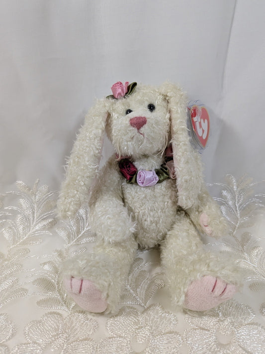 Ty Attic Treasure Collection - Rosalyne The Bunny (8in) Non-mint Hang Tag - Vintage Beanies Canada