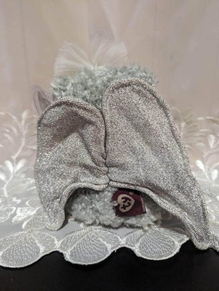 TY Attic Treasure Collection - Sterling The Silver Angel Bear (9in) - Vintage Beanies Canada