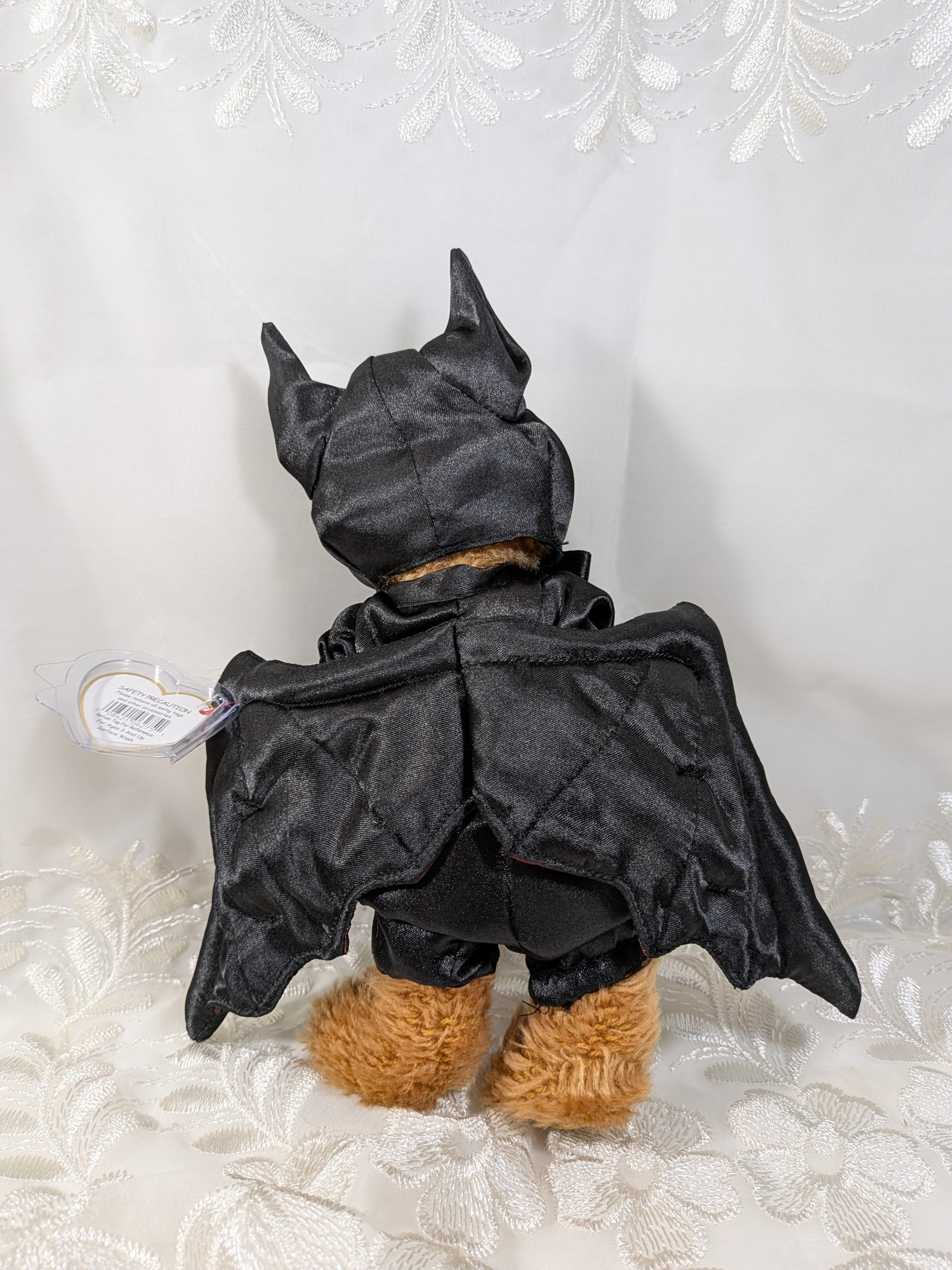 Ty Attic Treasure Collection - Vlad the Bear Dressed As Bat (8in) - Vintage Beanies Canada