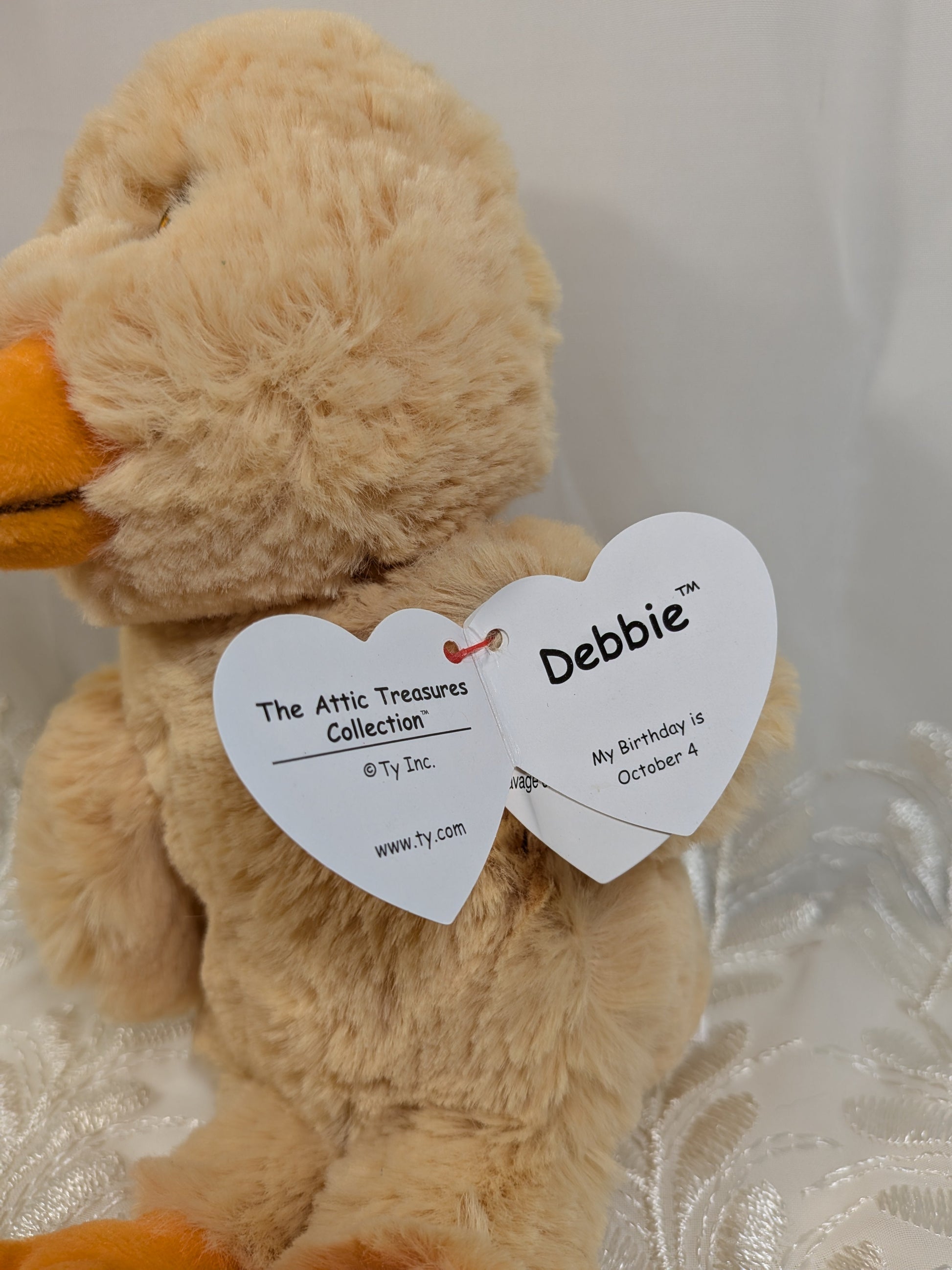 Ty Attic Treasure - Debbie the Duck (8.5in) - Vintage Beanies Canada