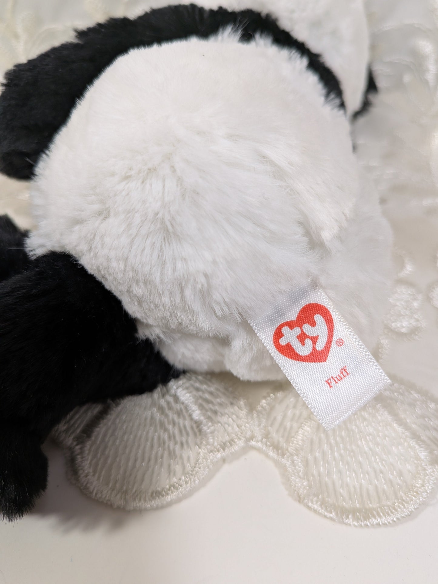 Ty Attic Treasure - Fluff The Panda (8.5in) No tag - Vintage Beanies Canada