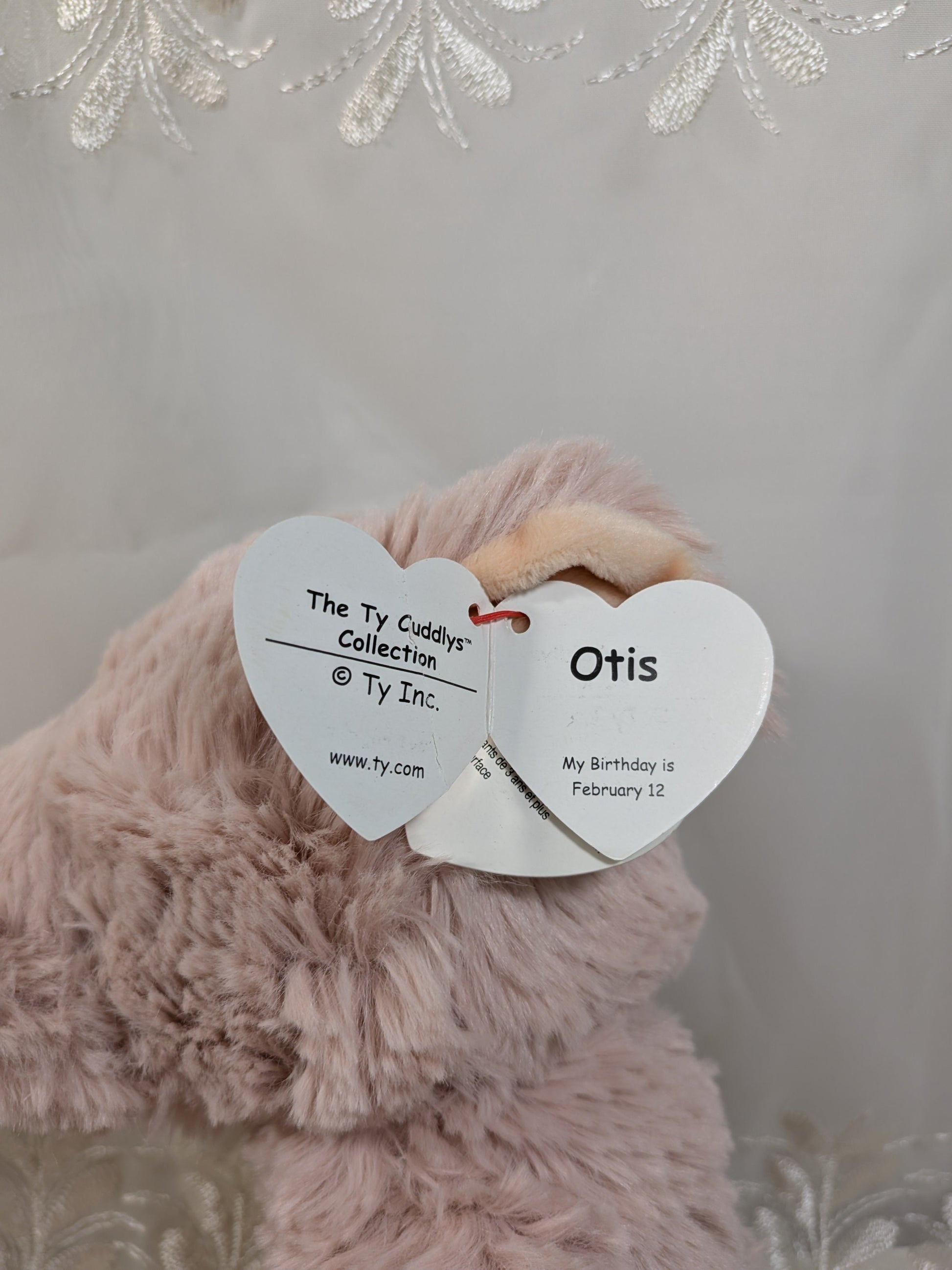 Ty Attic Treasure - Otis The Pig (12 in) *Rare* Creased Hang Tag - Vintage Beanies Canada