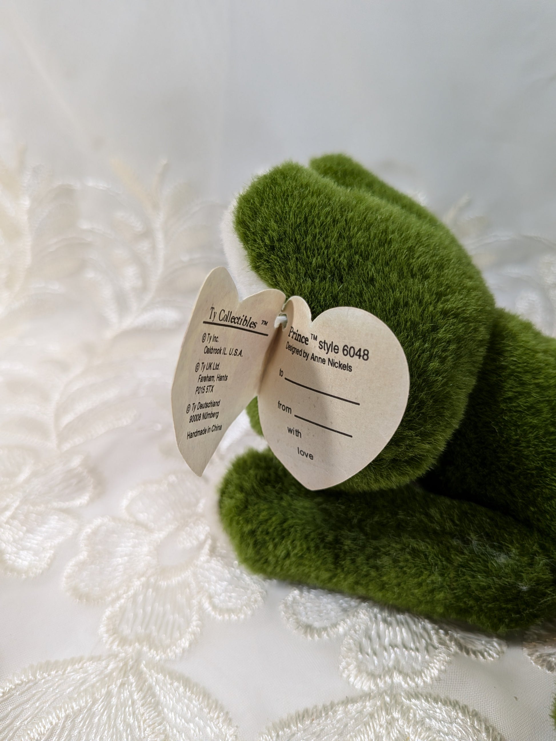 Ty Attic Treasure - Prince The Frog (7in) Non - mint Tag - Vintage Beanies Canada