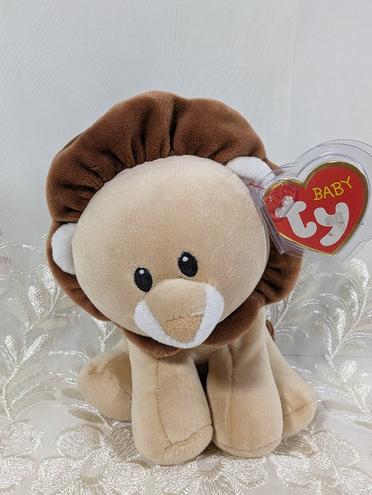 Ty Baby Collection - Bouncer The Lion (6in) Near mint - Vintage Beanies Canada