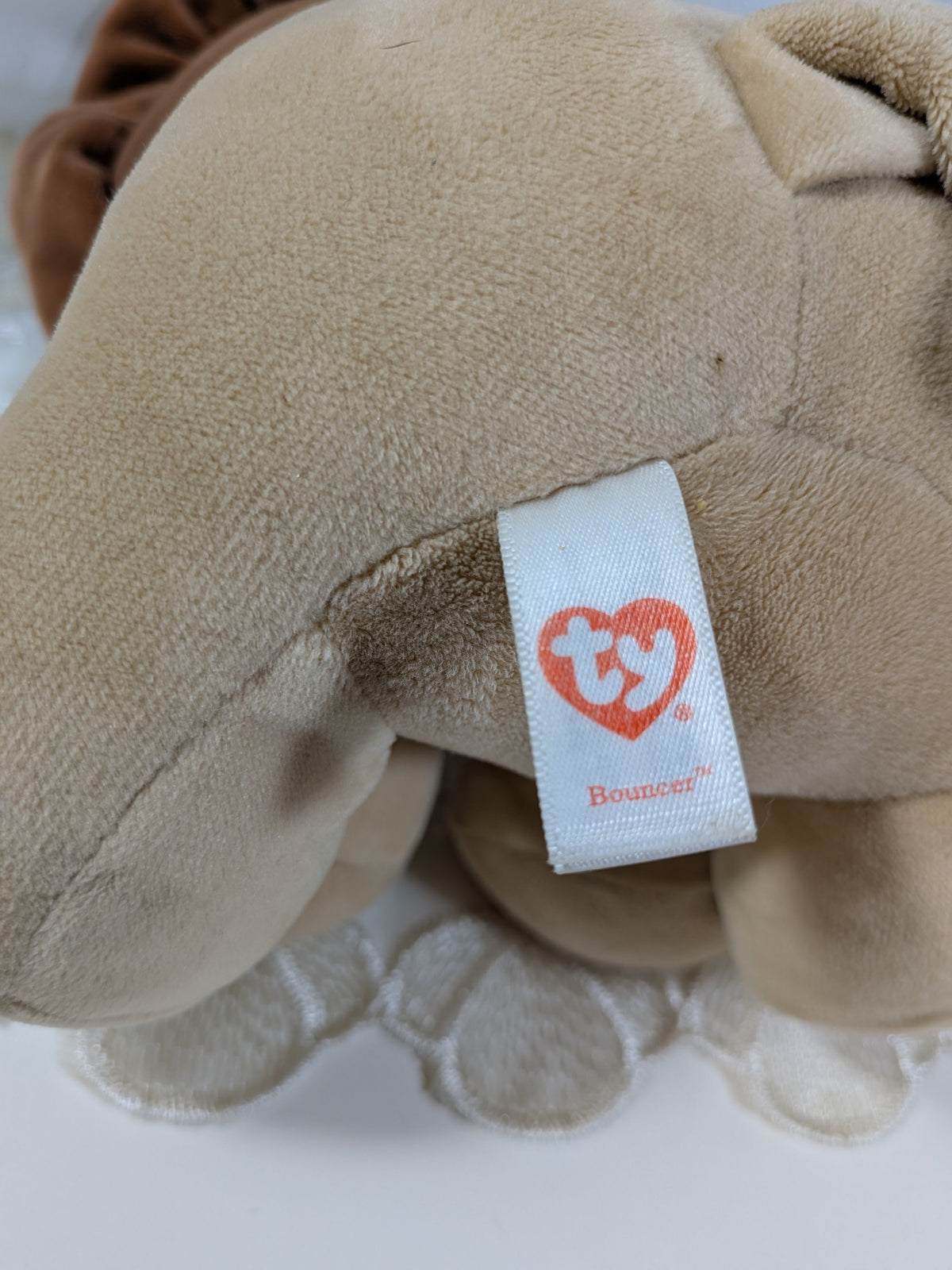 Ty Baby Collection - Bouncer The Lion (9 in) No Tag - Vintage Beanies Canada