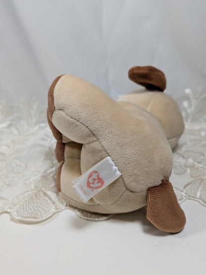 Ty Baby Collection - Bumpkin The Brown Dog (6in) No Hang Tag - Vintage Beanies Canada