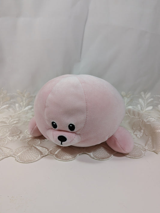 Ty Baby Collection - Doodles the pink seal (10in) No Tag - Vintage Beanies Canada