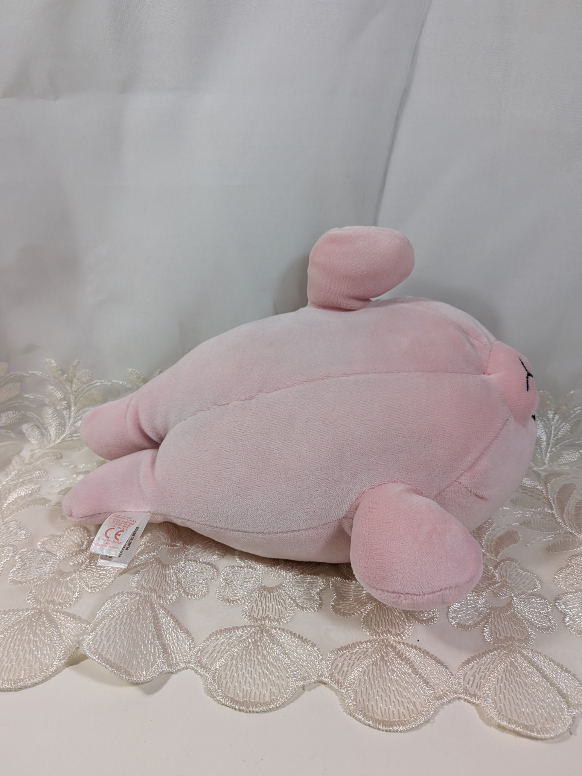 Ty Baby Collection - Doodles the pink seal (10in) No Tag - Vintage Beanies Canada