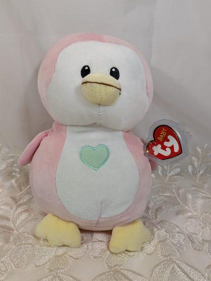 TY Baby Collection - Penny the Pink Penguin (8 In) - Vintage Beanies Canada