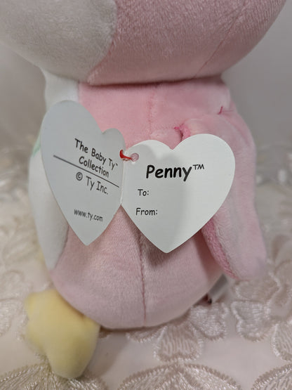 TY Baby Collection - Penny the Pink Penguin (8 In) - Vintage Beanies Canada