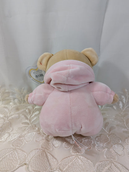 Ty Baby Collection - PJ Bear Pink The Pink Bear (6in) - Vintage Beanies Canada